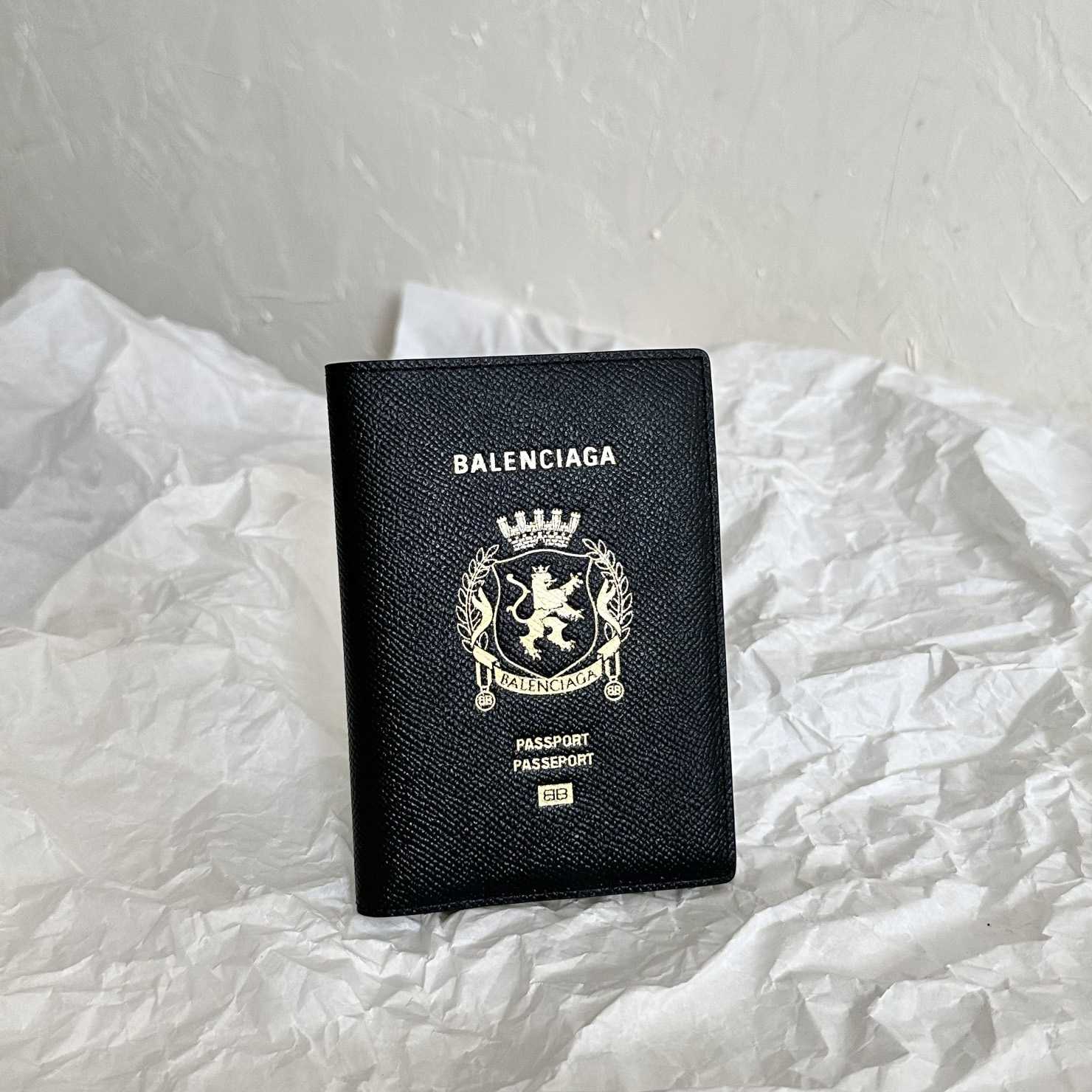 Balenciaga Passport Wallet  (14×10×1.5cm) - EUR FASHION
