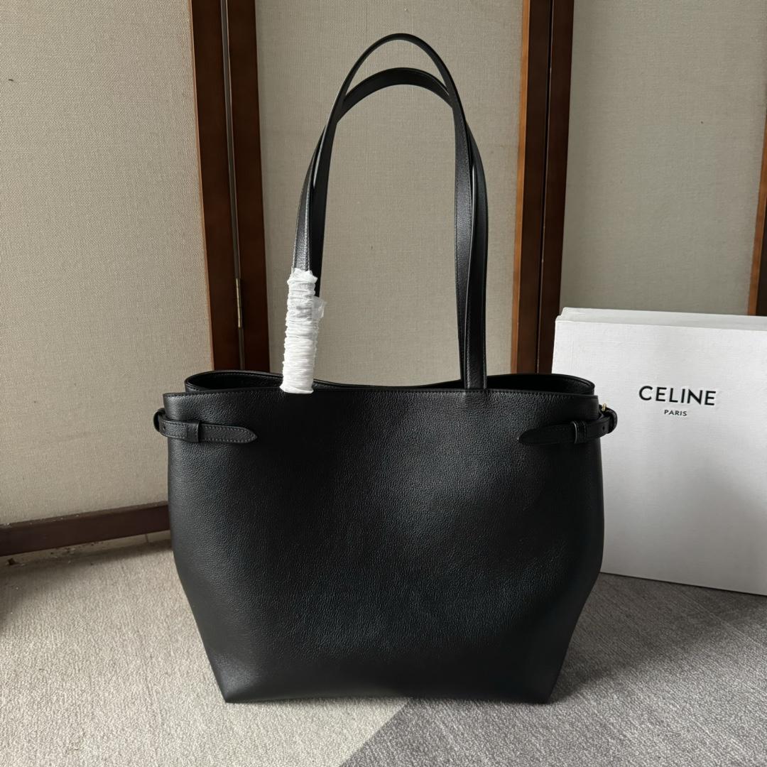 Celine Medium Cabas Anais Cuir Triomphe In Grained Calfskin - EUR FASHION