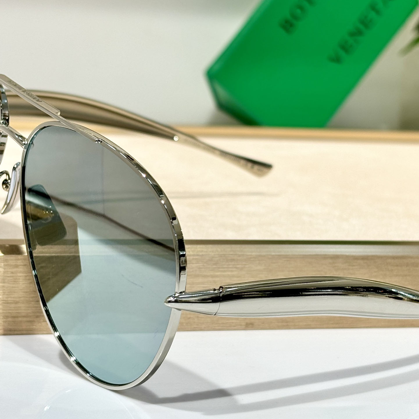 Bottega Veneta Sardine Aviator Sunglasses   BV1305S - EUR FASHION