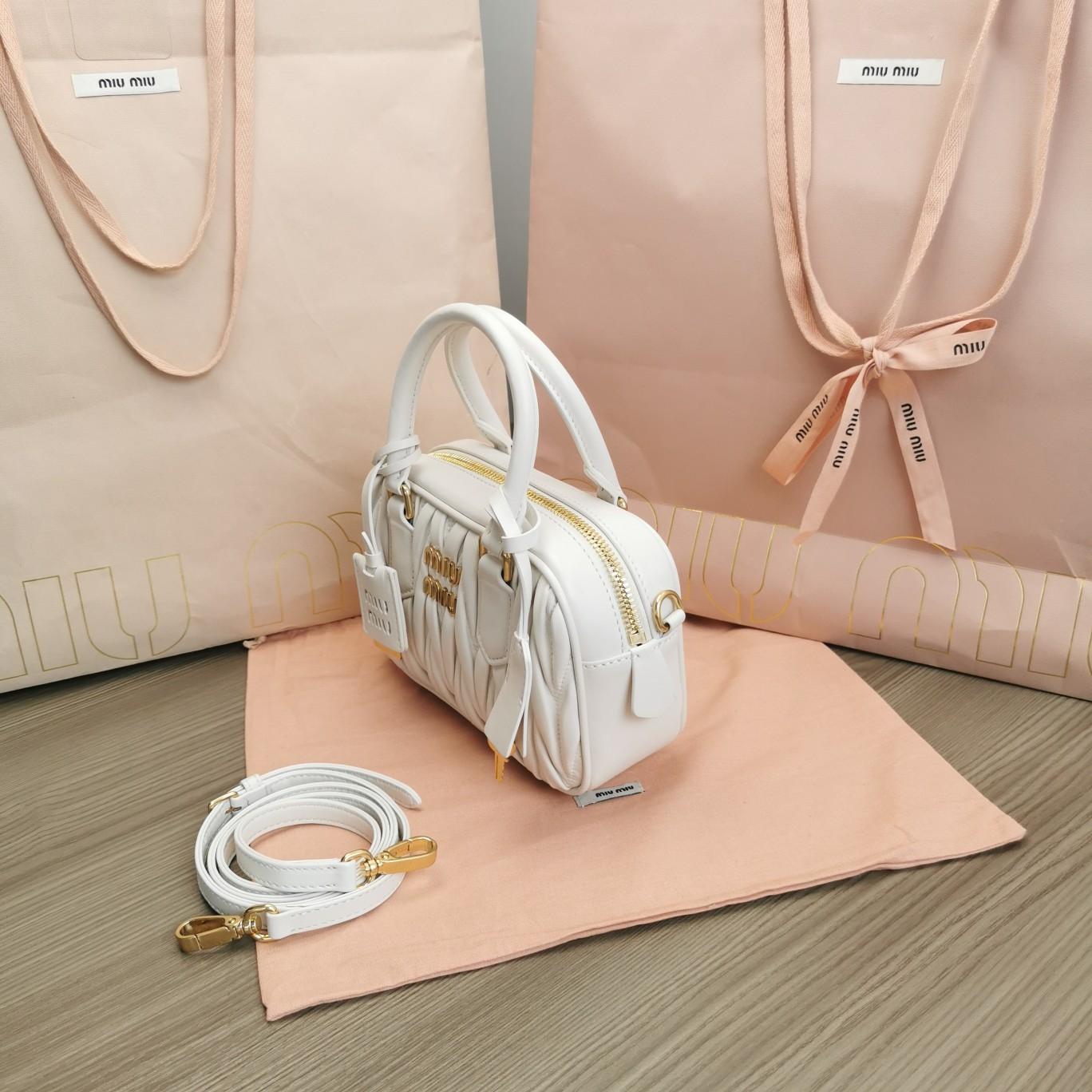 Miu Miu Arcadie Matelassé Nappa Leather Mini-bag - EUR FASHION