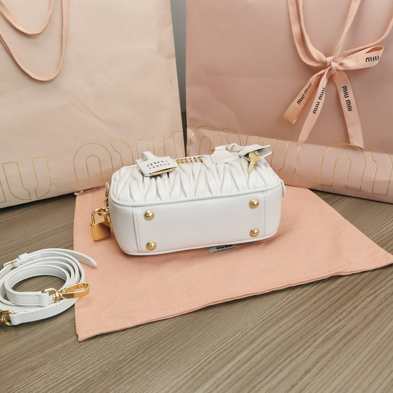 Miu Miu Arcadie Matelassé Nappa Leather Mini-bag - EUR FASHION