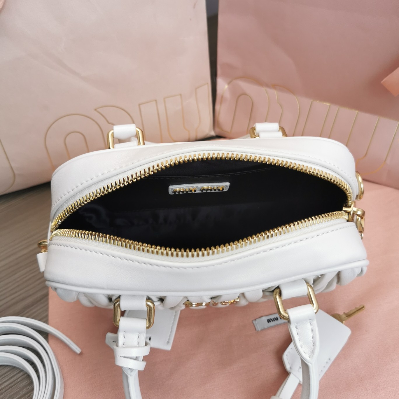 Miu Miu Arcadie Matelassé Nappa Leather Mini-bag - EUR FASHION