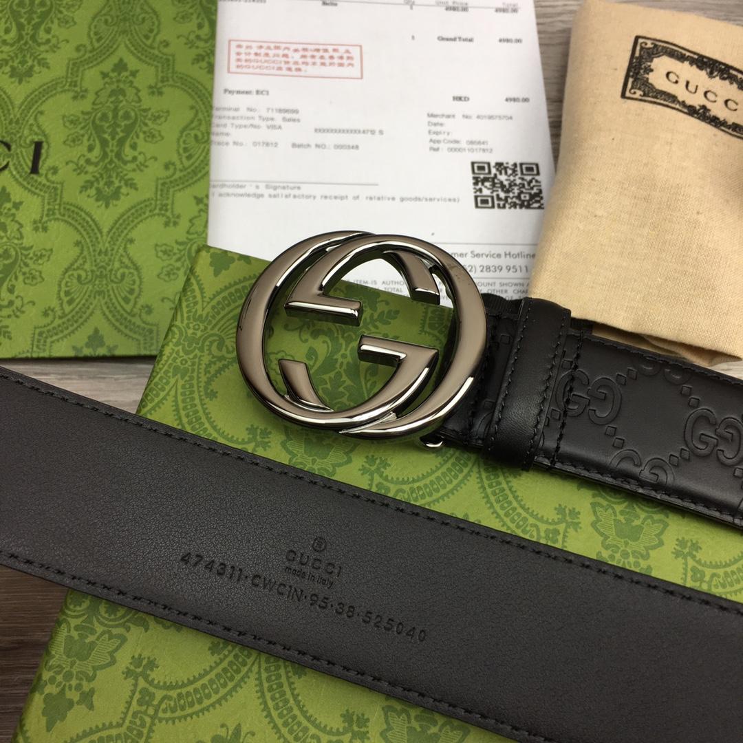 Gucci Leather Belt  40mm - EUR FASHION