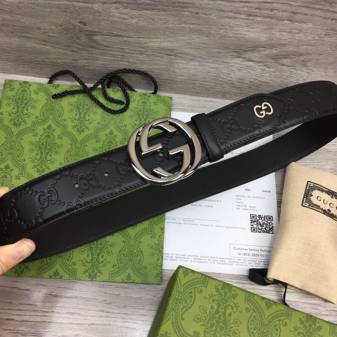 Gucci Leather Belt  40mm - EUR FASHION