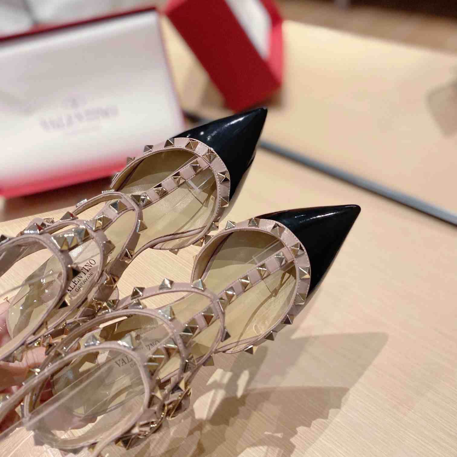 Valenti Garavani Rockstud 65mm Caged Pumps - EUR FASHION