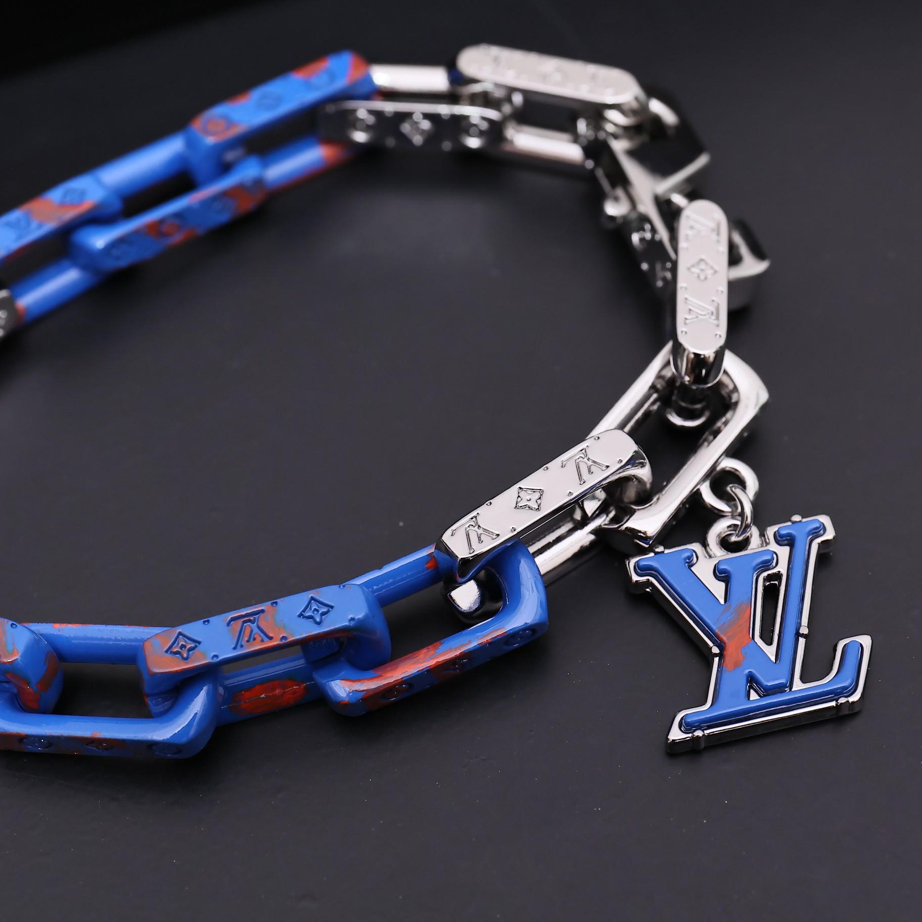 Louis Vuitton Monogram Chain Bracelet  M1229M - EUR FASHION