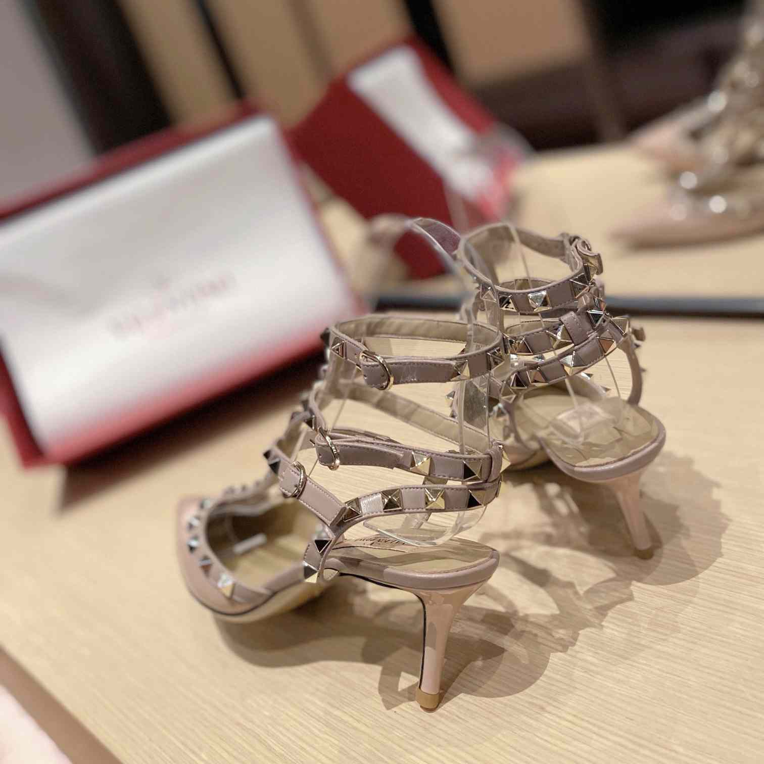 Valenti Garavani Rockstud 65mm Caged Pumps - EUR FASHION
