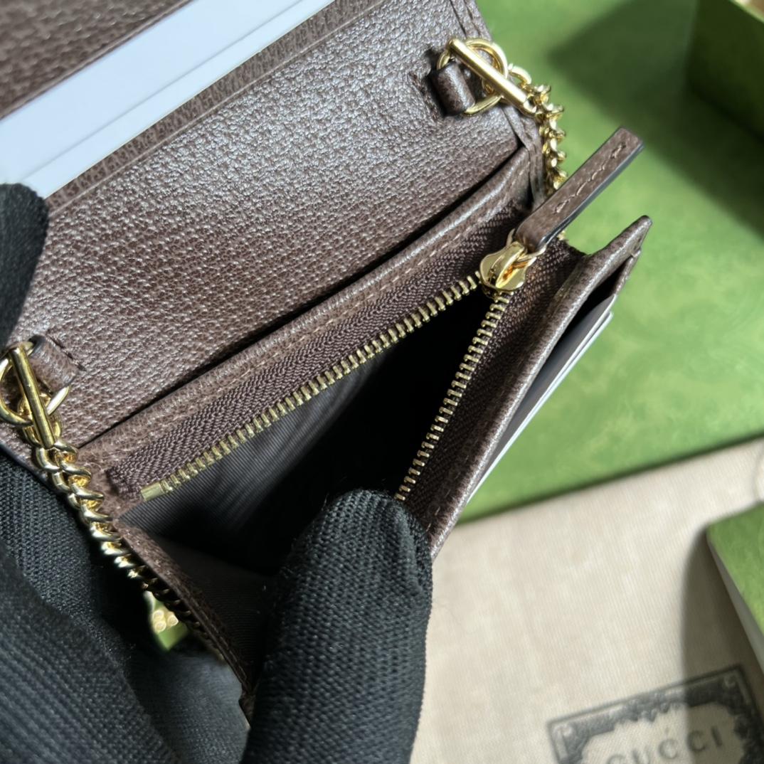 Gucci Ophidia GG Supreme Leather Wallet (11*8.5*3cm)  625711 - EUR FASHION