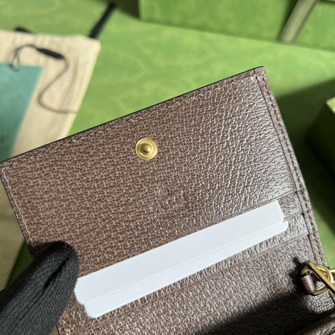 Gucci Ophidia GG Supreme Leather Wallet (11*8.5*3cm)  625711 - EUR FASHION