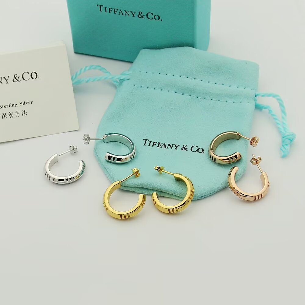 Tiffany & Co. Atlas X Hoop Earrings - EUR FASHION