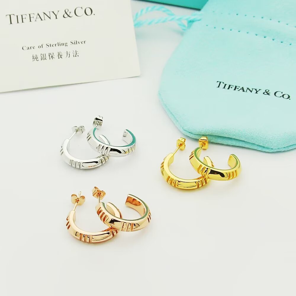 Tiffany & Co. Atlas X Hoop Earrings - EUR FASHION