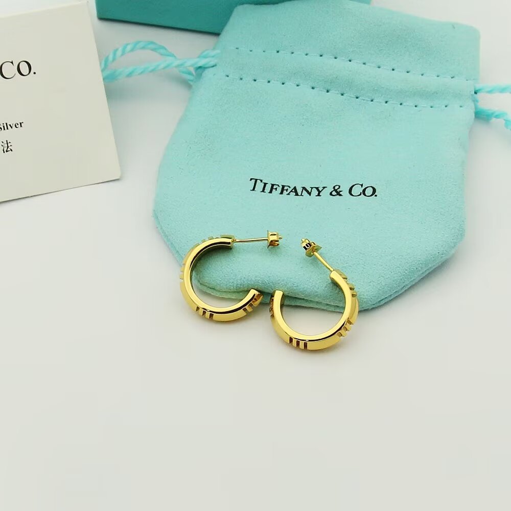 Tiffany & Co. Atlas X Hoop Earrings - EUR FASHION