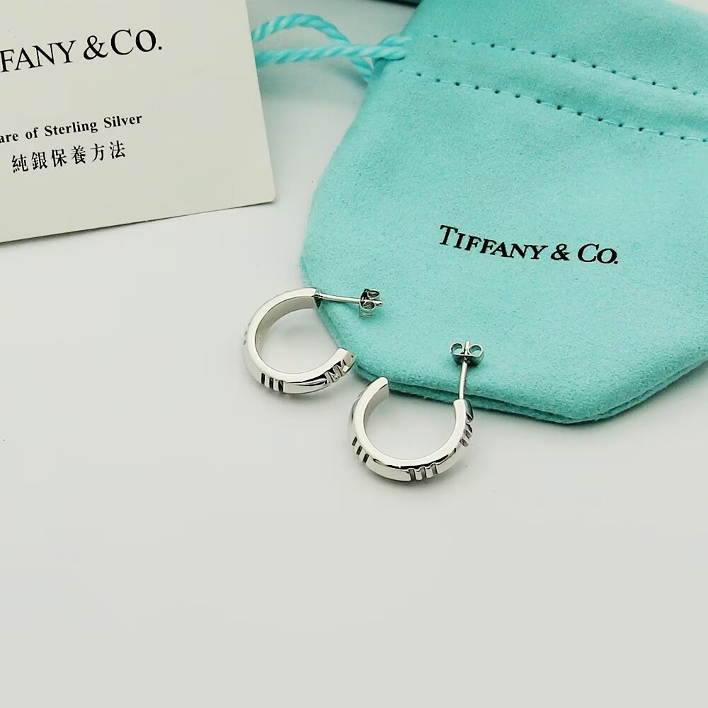 Tiffany & Co. Atlas X Hoop Earrings - EUR FASHION