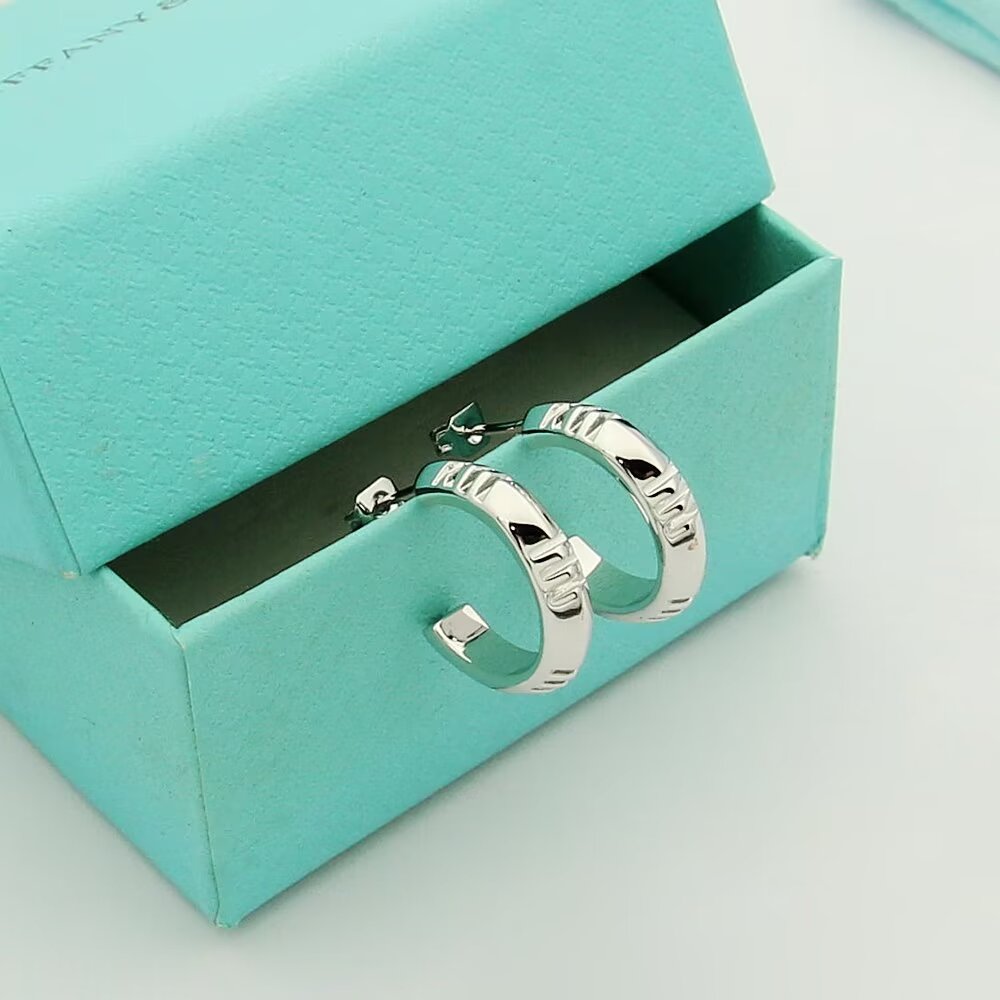 Tiffany & Co. Atlas X Hoop Earrings - EUR FASHION
