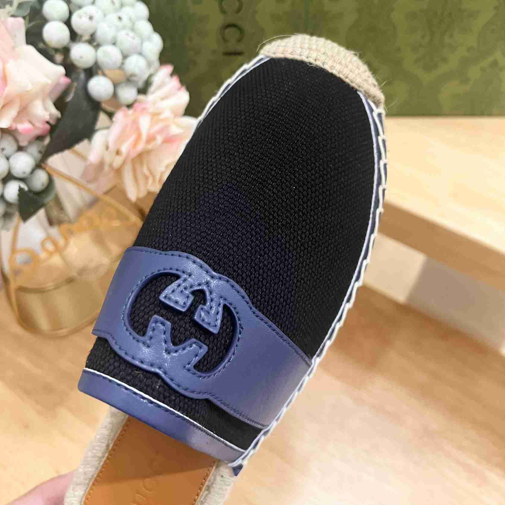 Gucci Interlocking G Slide Espadrille - EUR FASHION