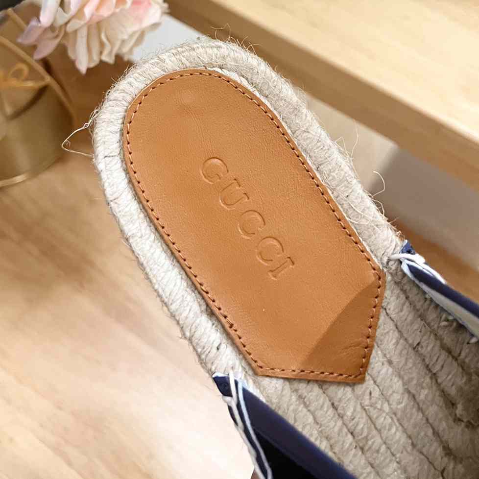 Gucci Interlocking G Slide Espadrille - EUR FASHION