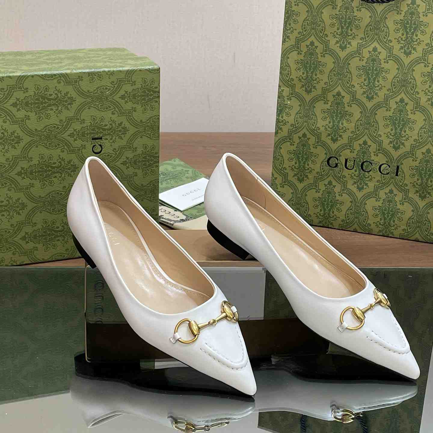 Gucci Women's Ballet Flat With Horsebit - EUR FASHION