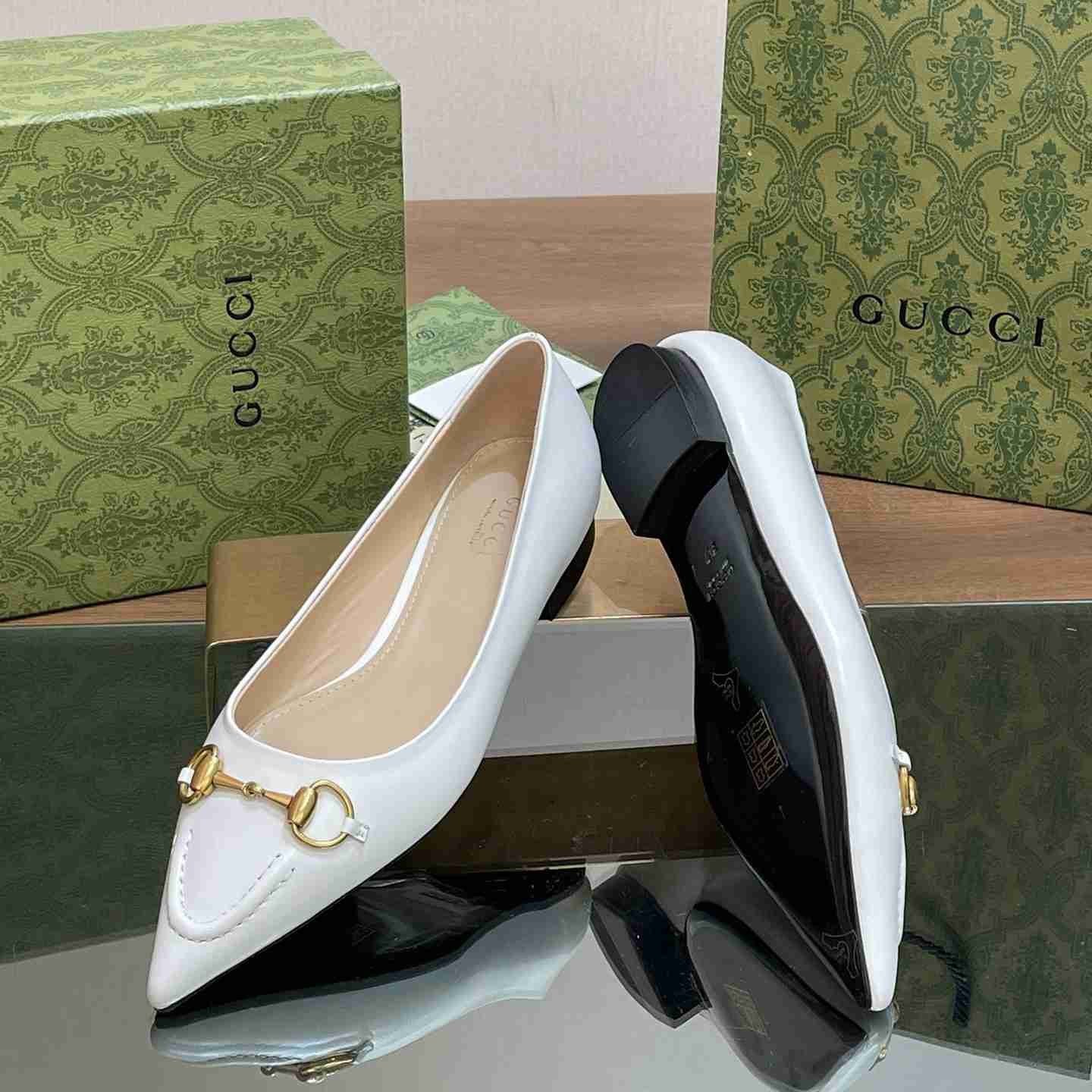 Gucci Women's Ballet Flat With Horsebit - EUR FASHION