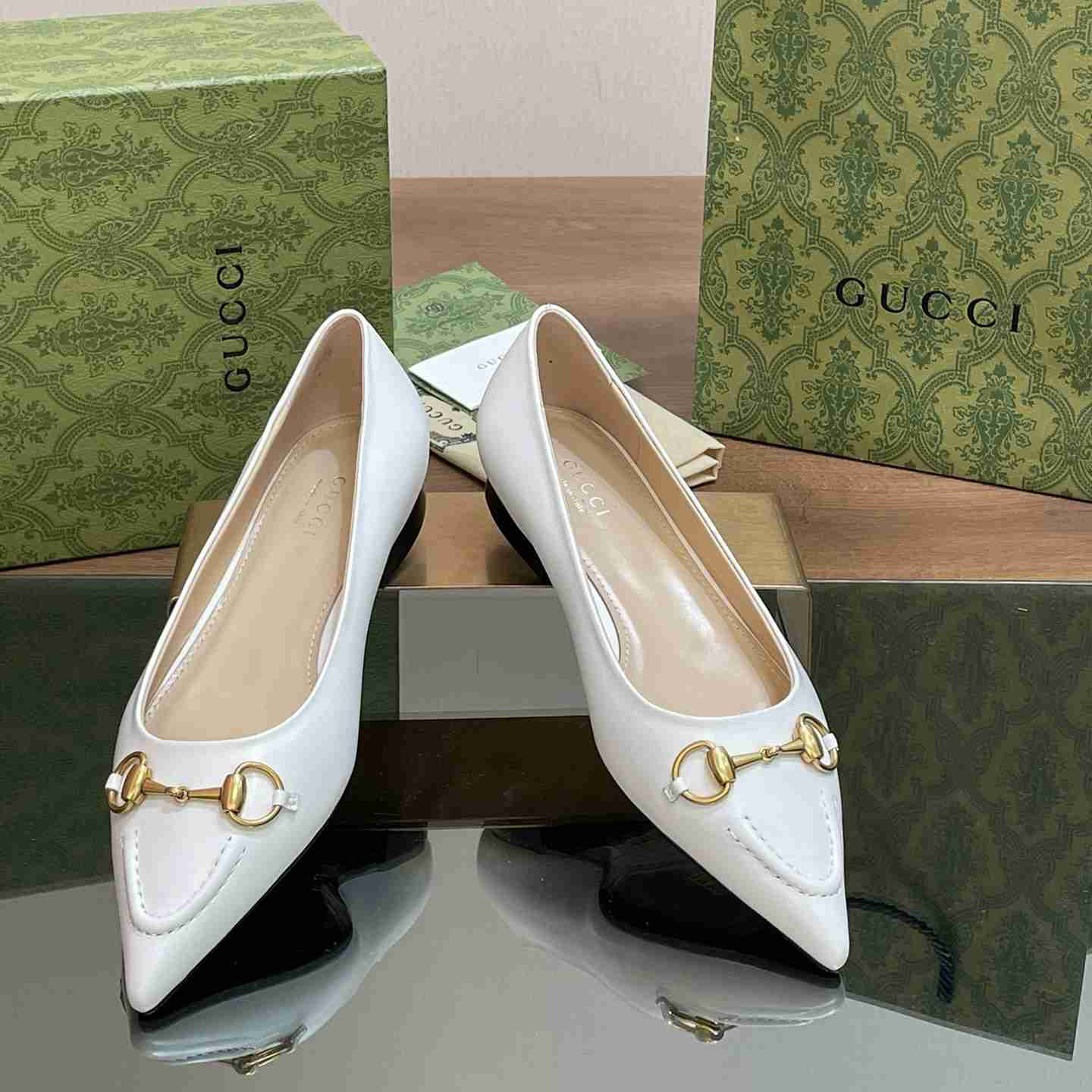 Gucci Women's Ballet Flat With Horsebit - EUR FASHION