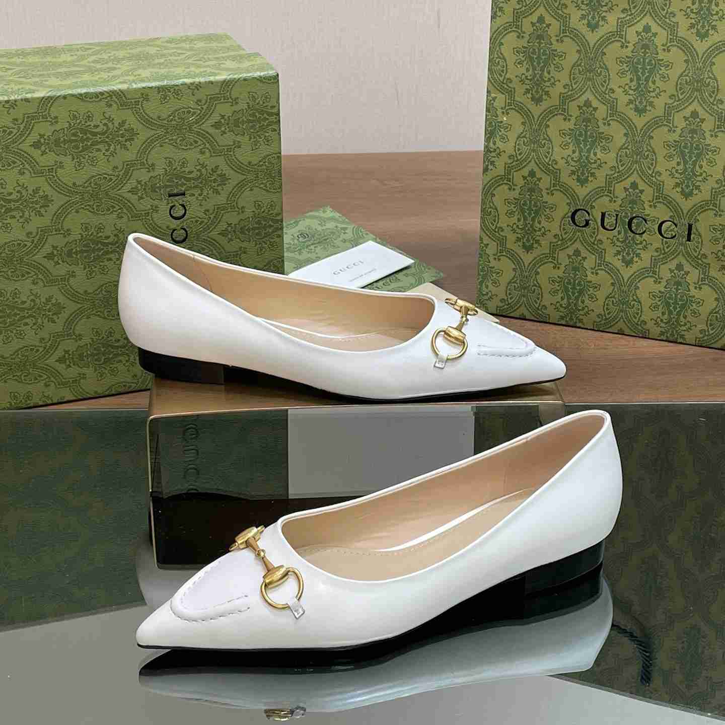 Gucci Women's Ballet Flat With Horsebit - EUR FASHION
