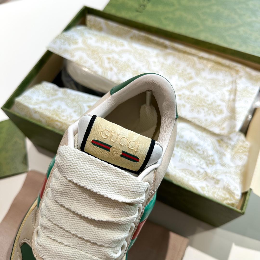 Gucci Screener Trainer With Web - EUR FASHION