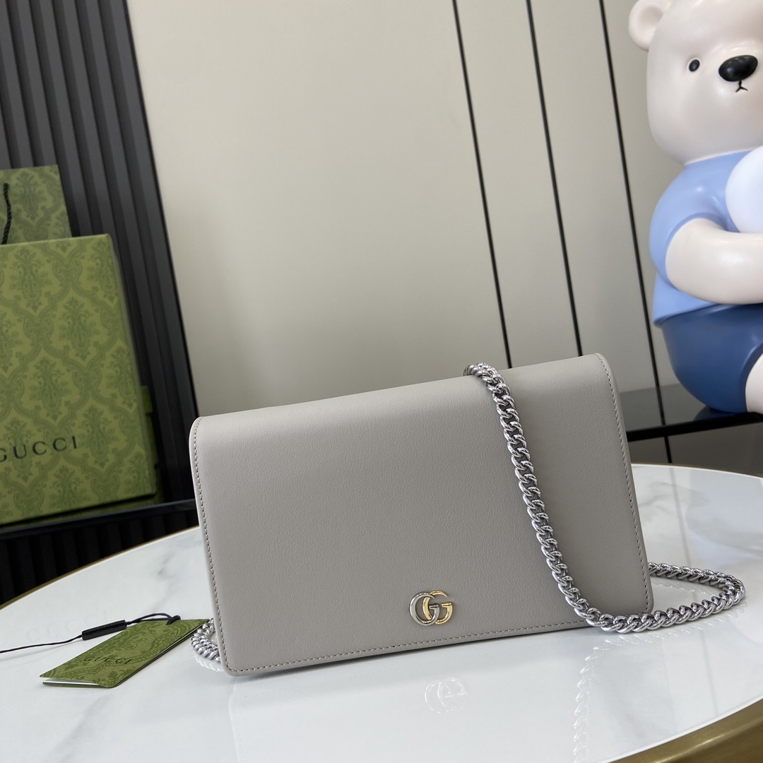 Gucci GG Marmont Chain Wallet - EUR FASHION