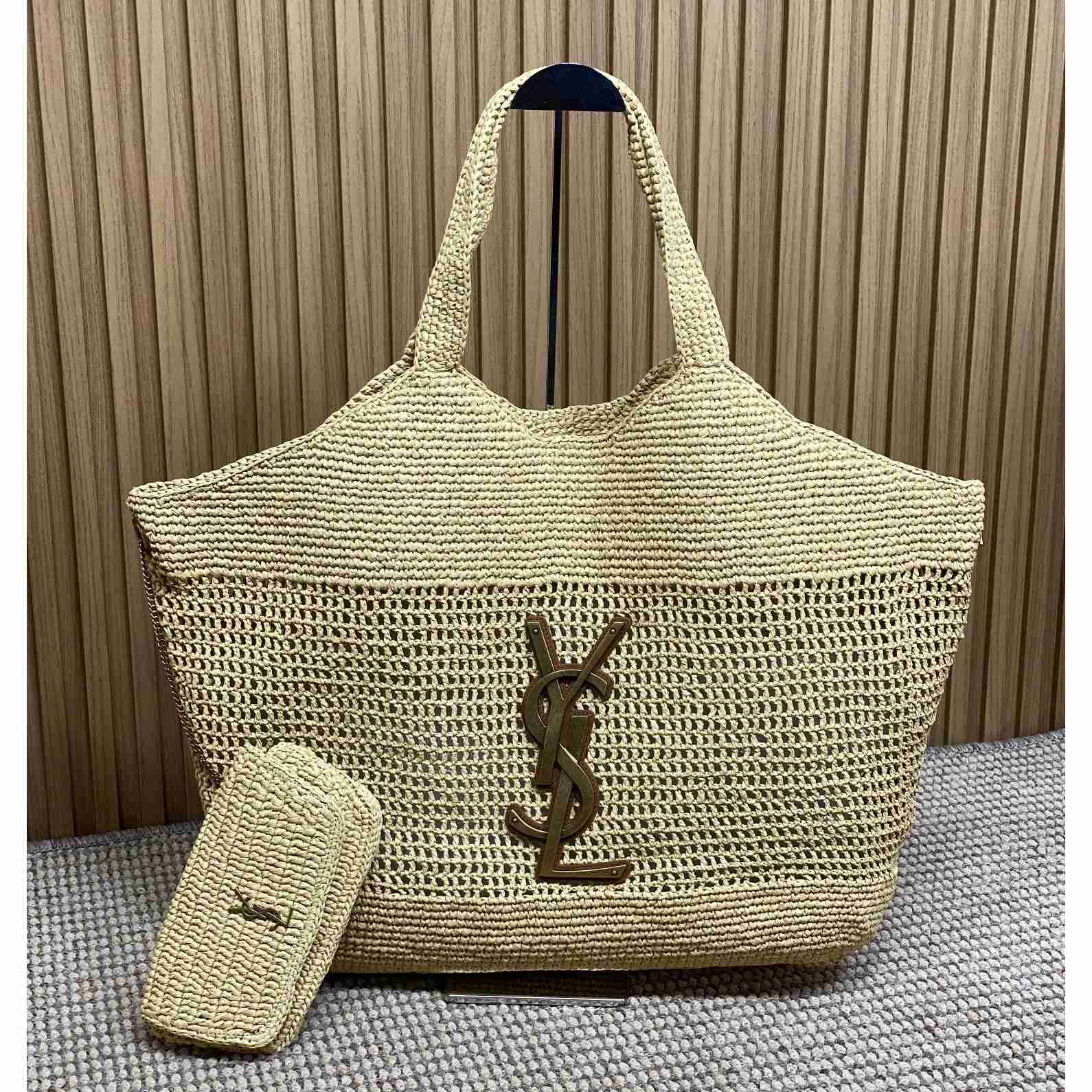 Saint Laurent Icare In Raffia - EUR FASHION