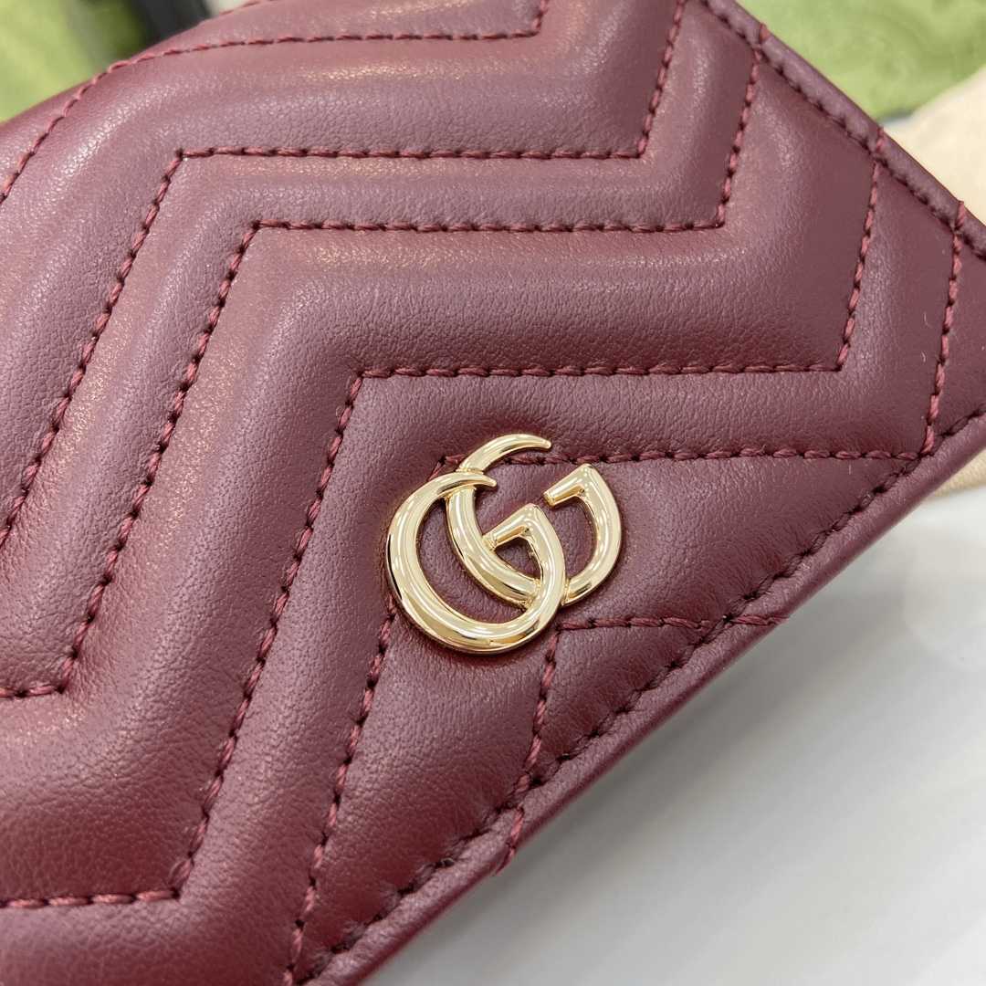 Gucci GG Marmont Card Case Wallet - EUR FASHION