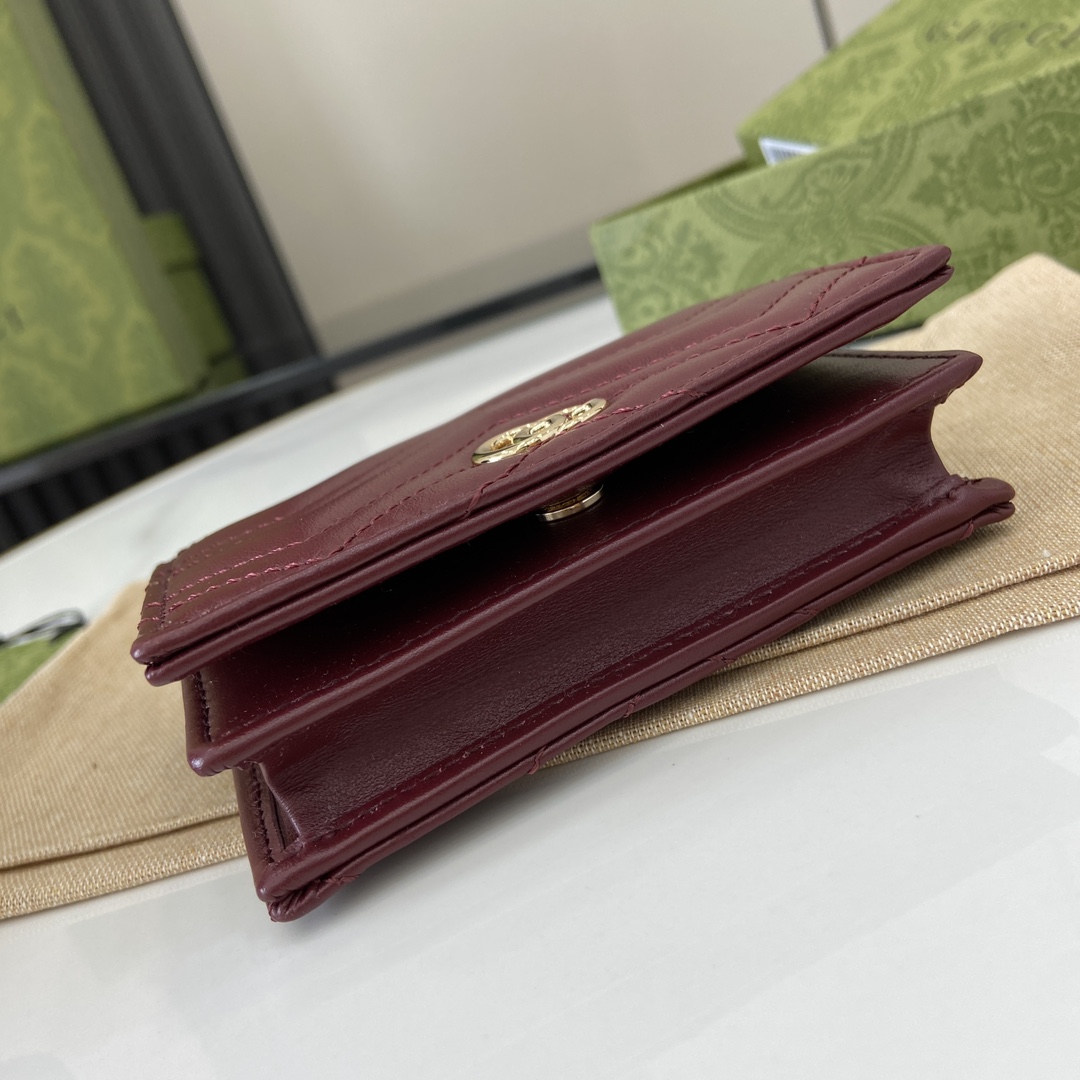 Gucci GG Marmont Card Case Wallet - EUR FASHION