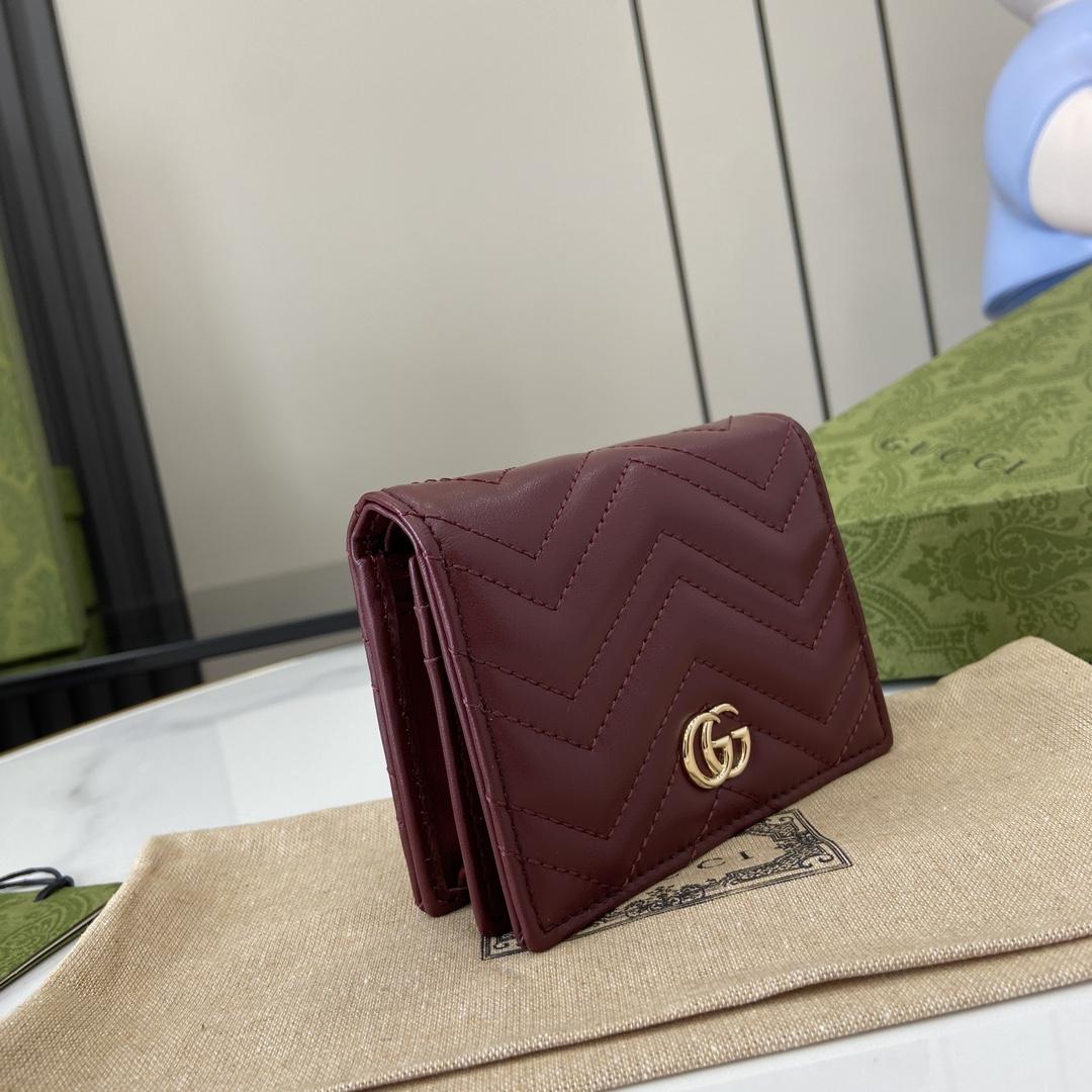 Gucci GG Marmont Card Case Wallet - EUR FASHION