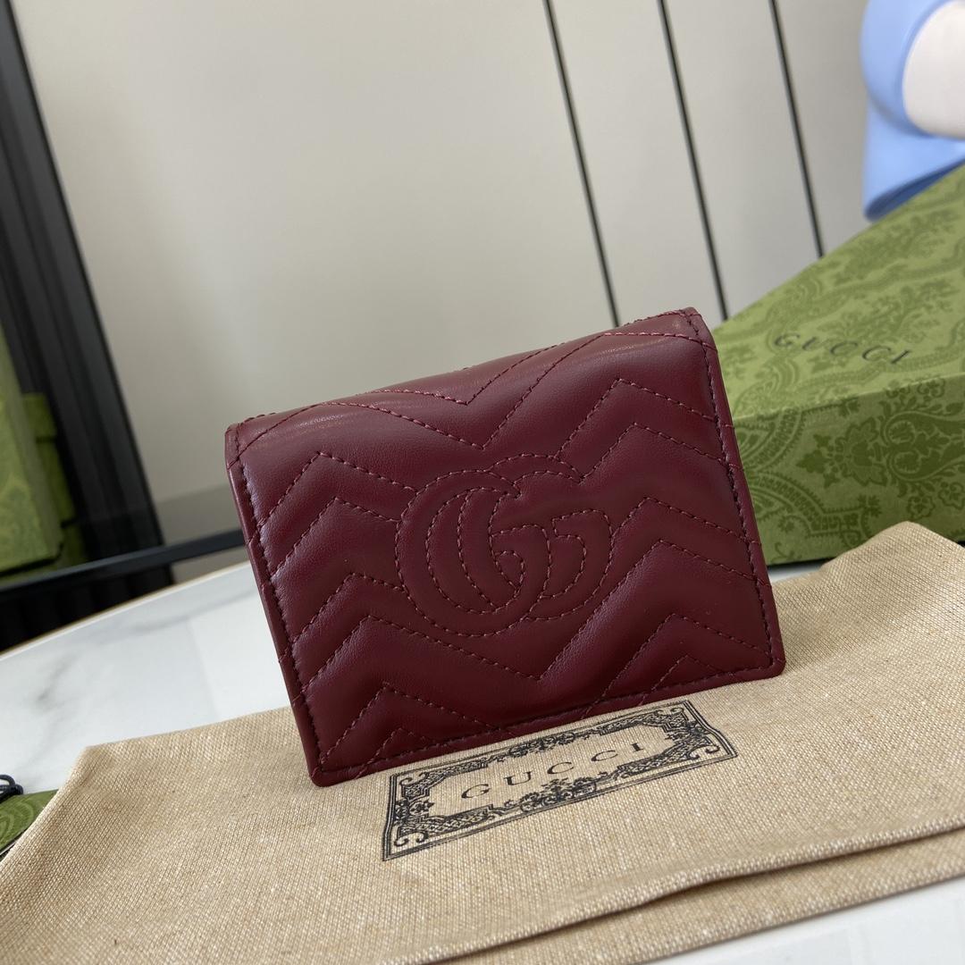 Gucci GG Marmont Card Case Wallet - EUR FASHION