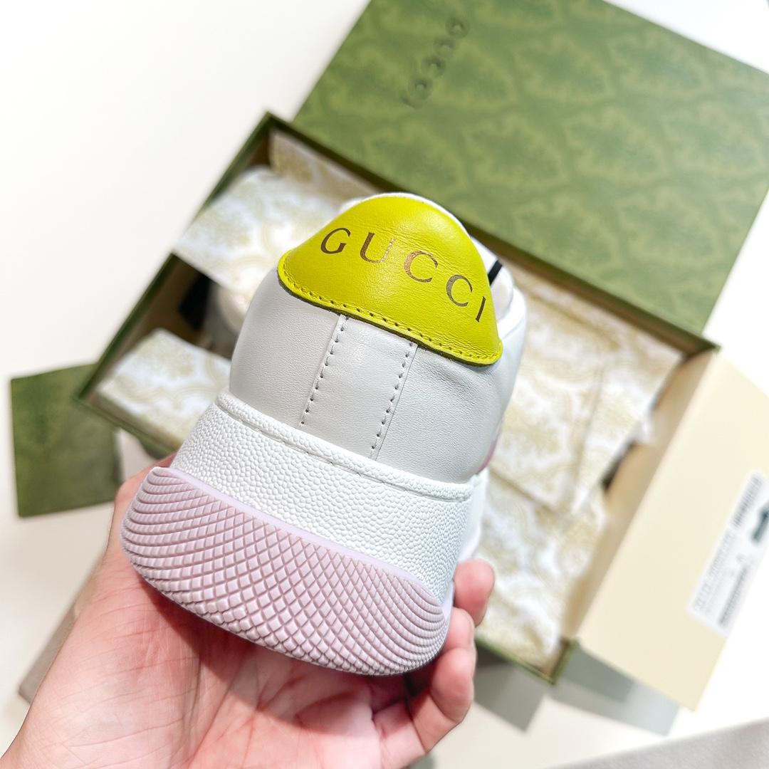 Gucci Screener Trainer With Web - EUR FASHION