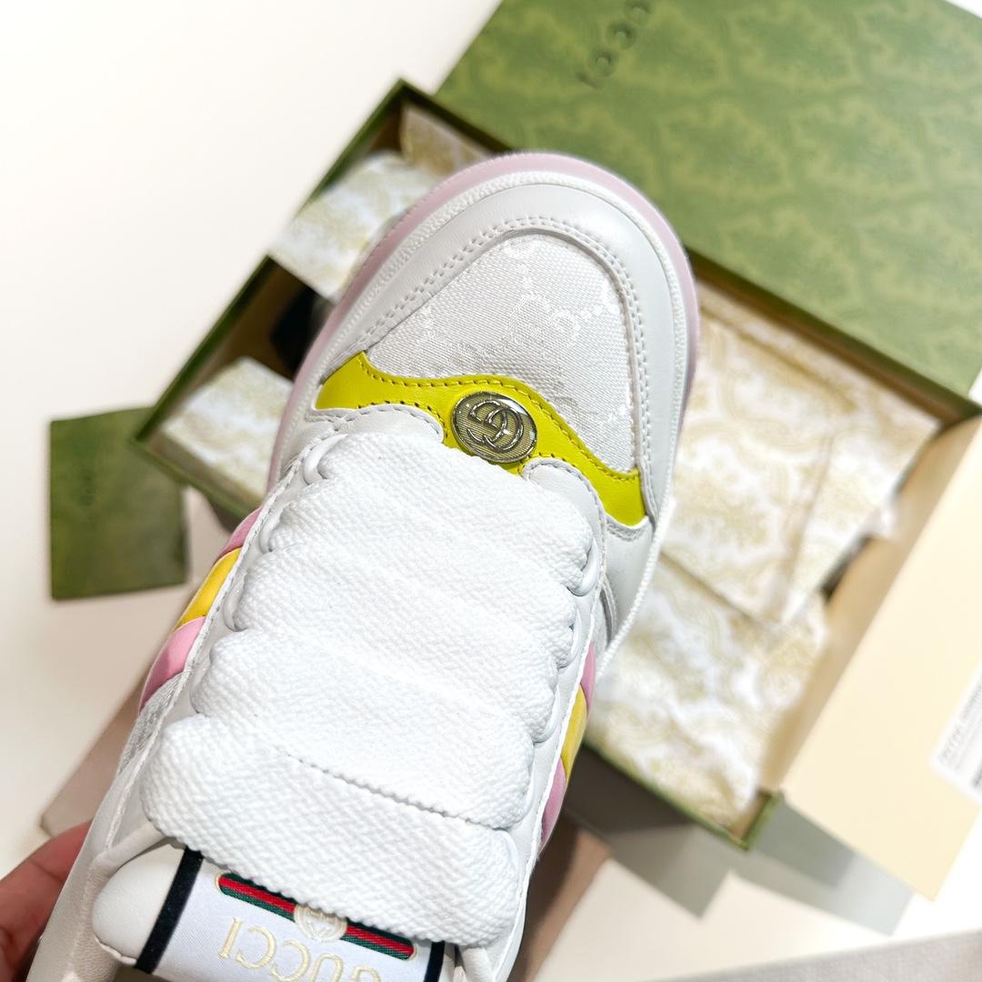 Gucci Screener Trainer With Web - EUR FASHION