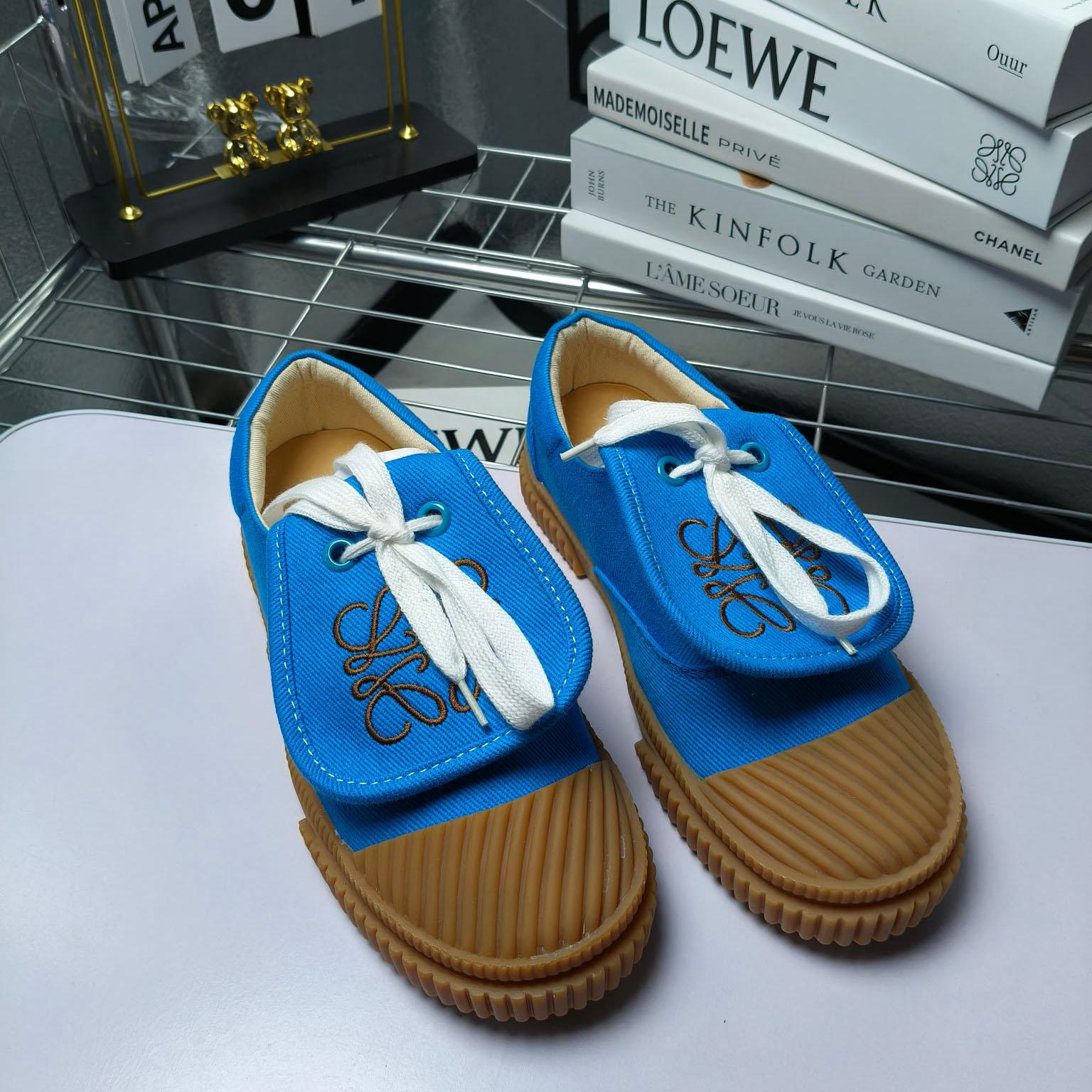 Loewe x Paula’s Ibiza Denim Flap Sneakers - EUR FASHION