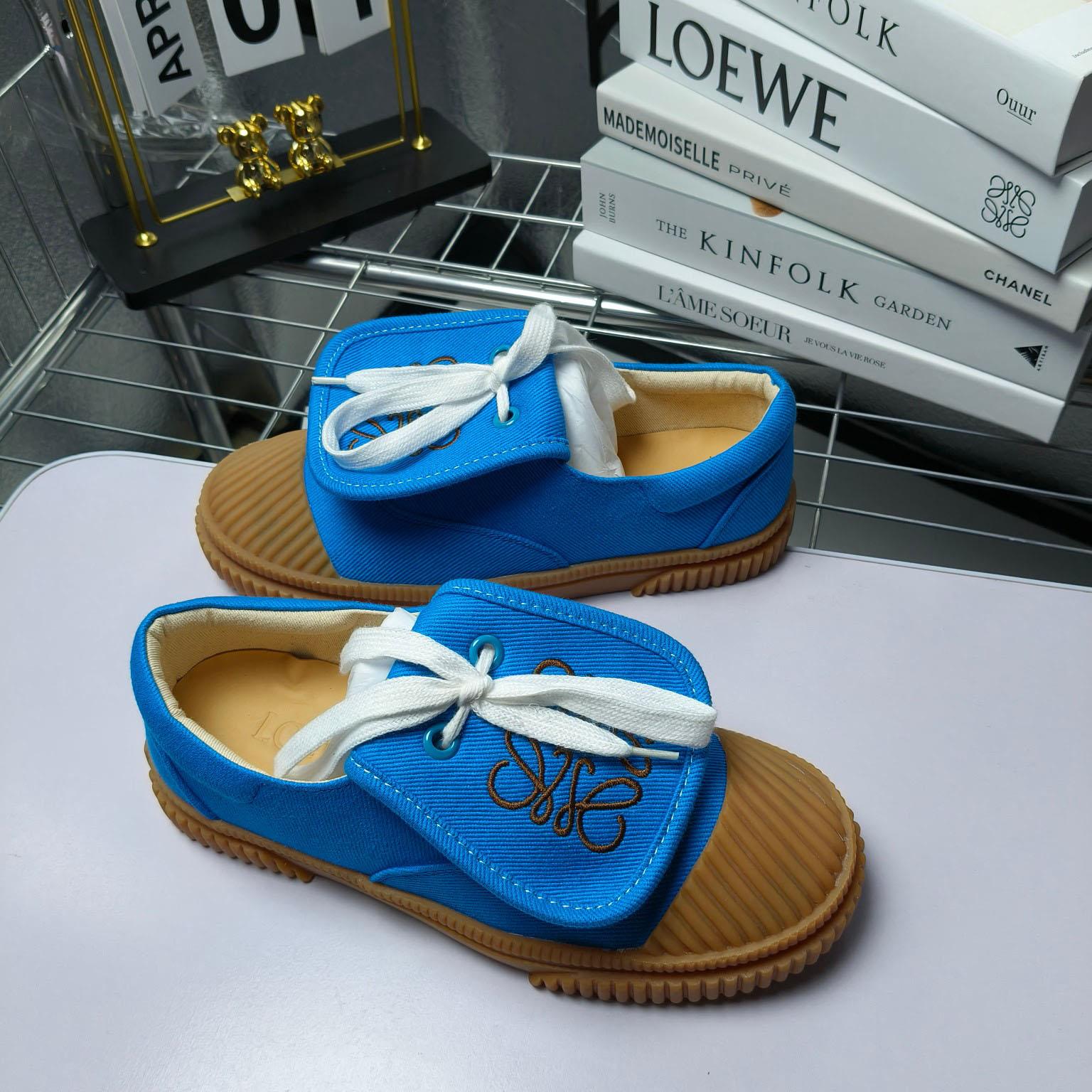 Loewe x Paula’s Ibiza Denim Flap Sneakers - EUR FASHION