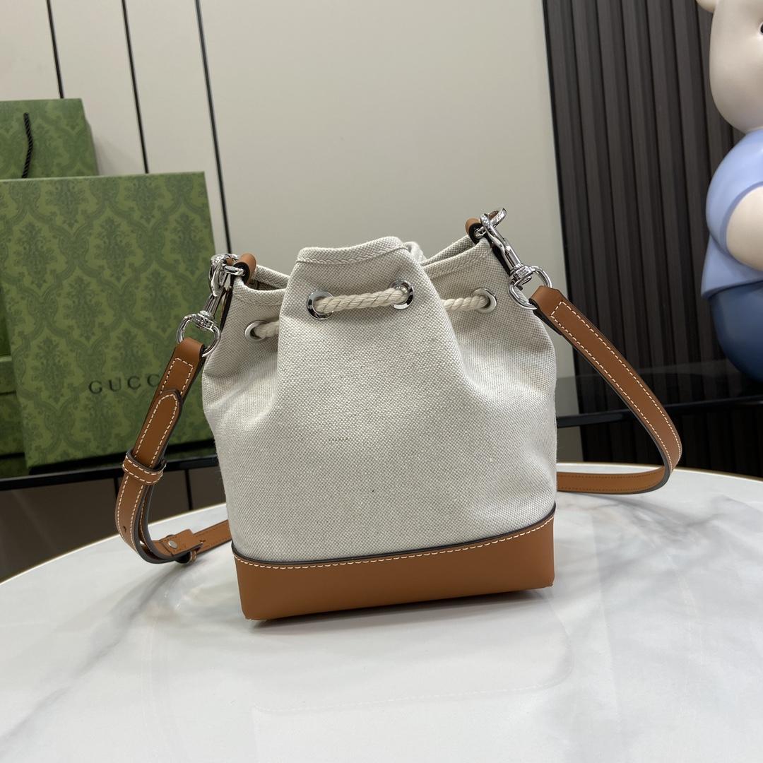 Gucci Mini Shoulder Bag With Gucci Print - EUR FASHION