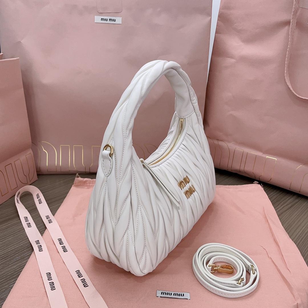 Miu Miu Wander Hobo Bag (25X18X7cm) - EUR FASHION