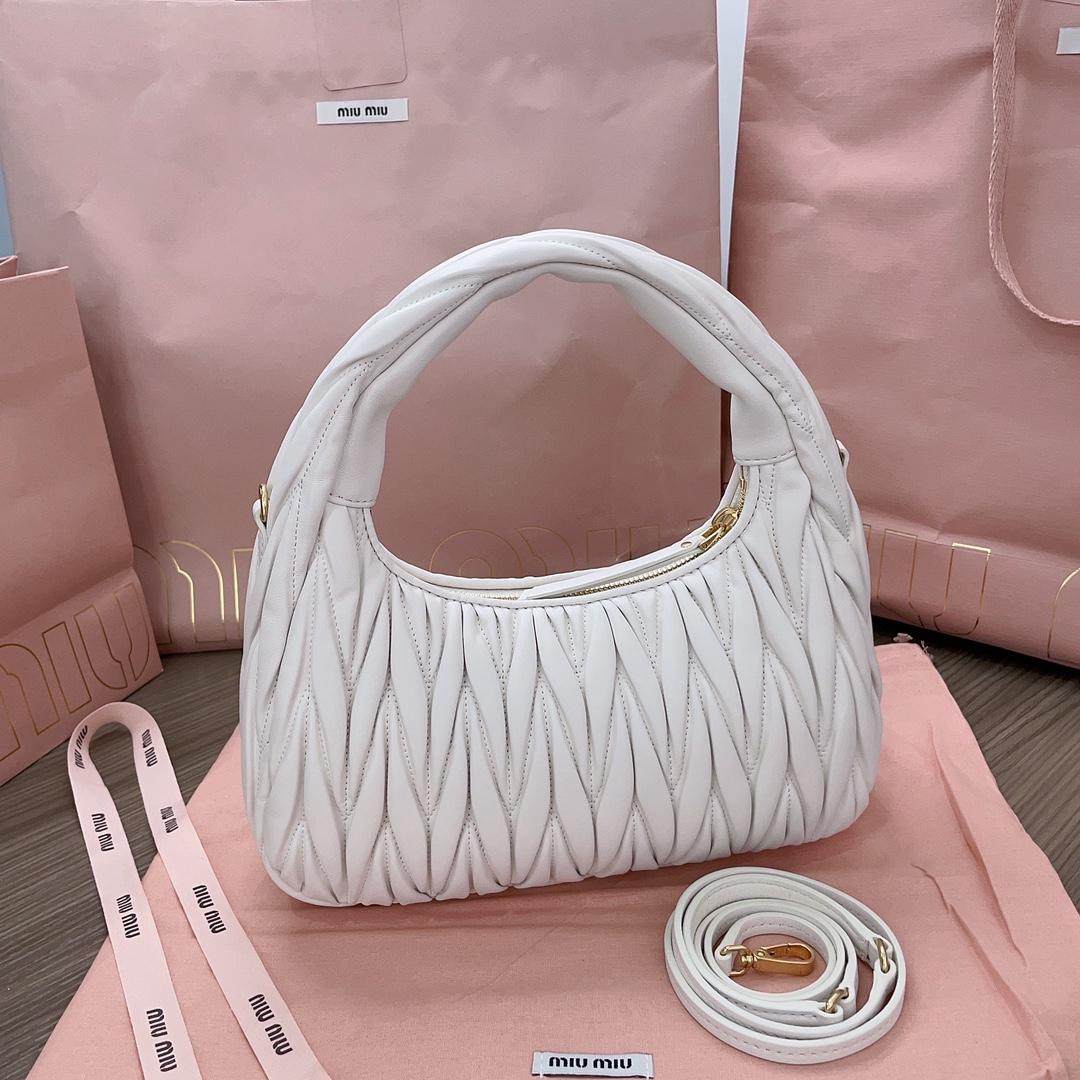 Miu Miu Wander Hobo Bag (25X18X7cm) - EUR FASHION