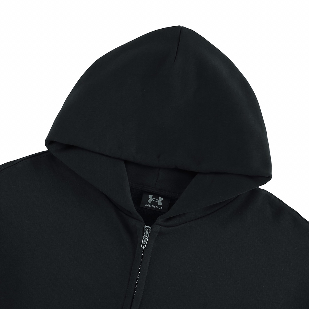Balenciaga x Under Armour Zip-Up Hoodie Regular Fit - EUR FASHION