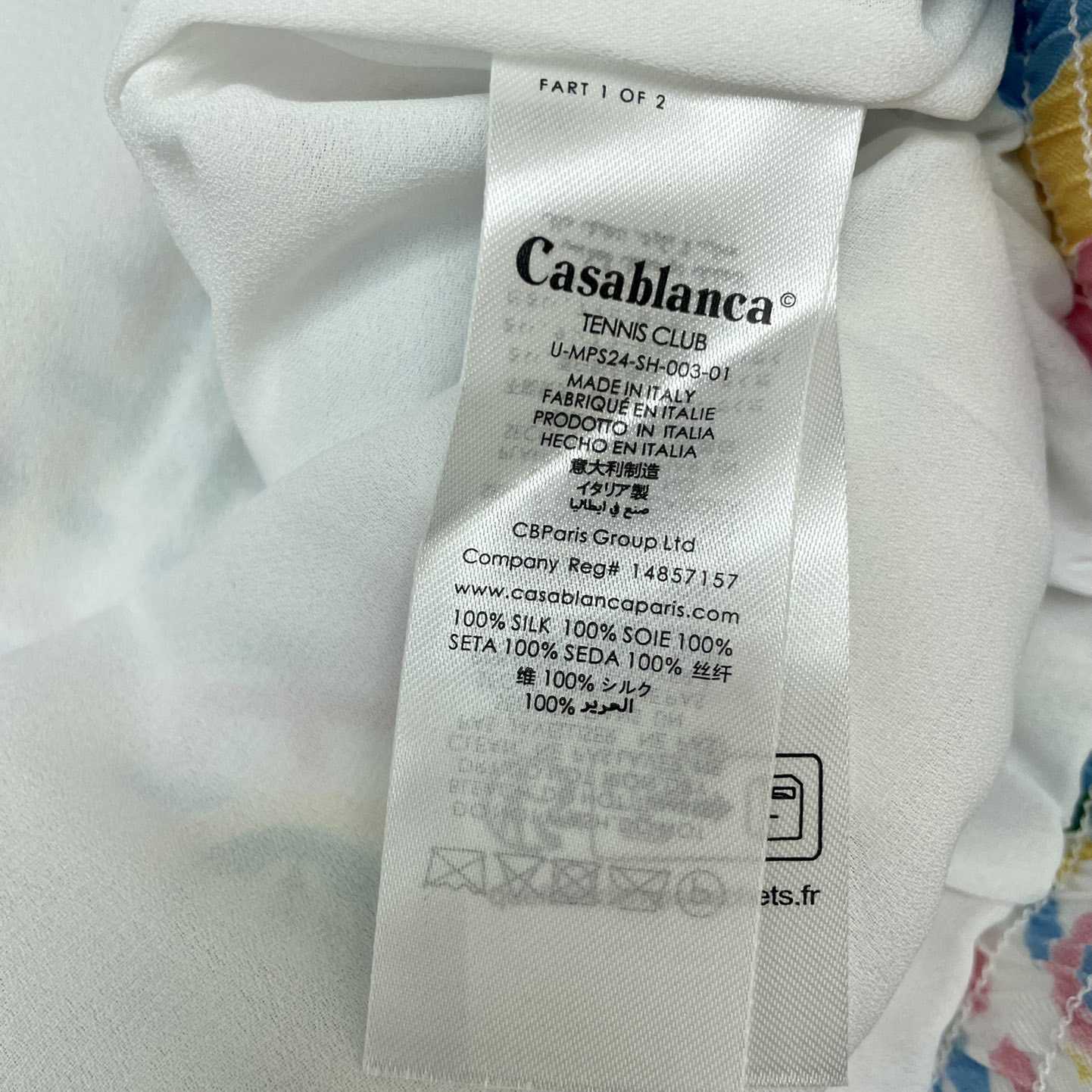 Casablanca Printed Silk Shorts 'Ping Pong Print'    CA3466 - EUR FASHION