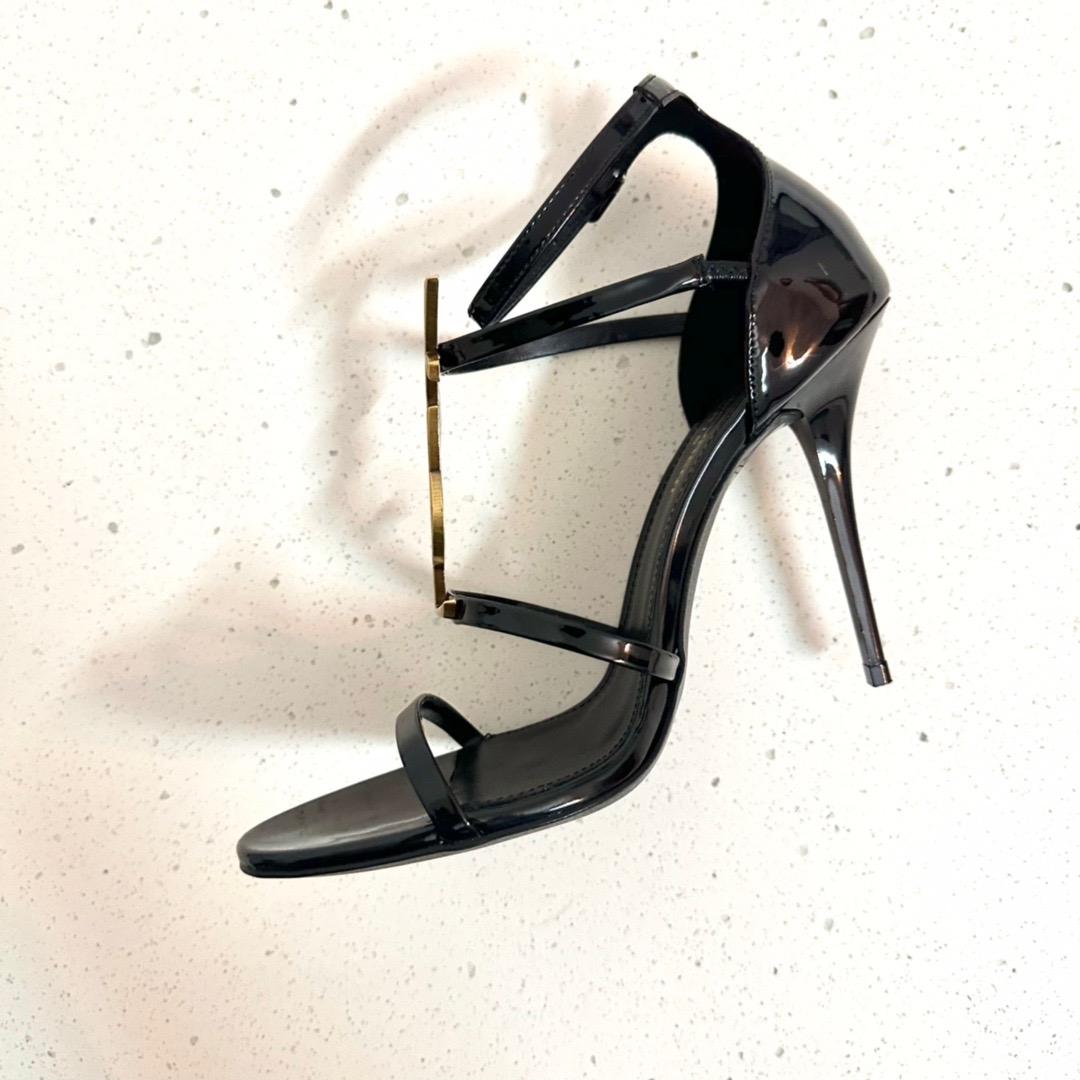 Saint Laurent Cassandra Open-toe Sandals - EUR FASHION