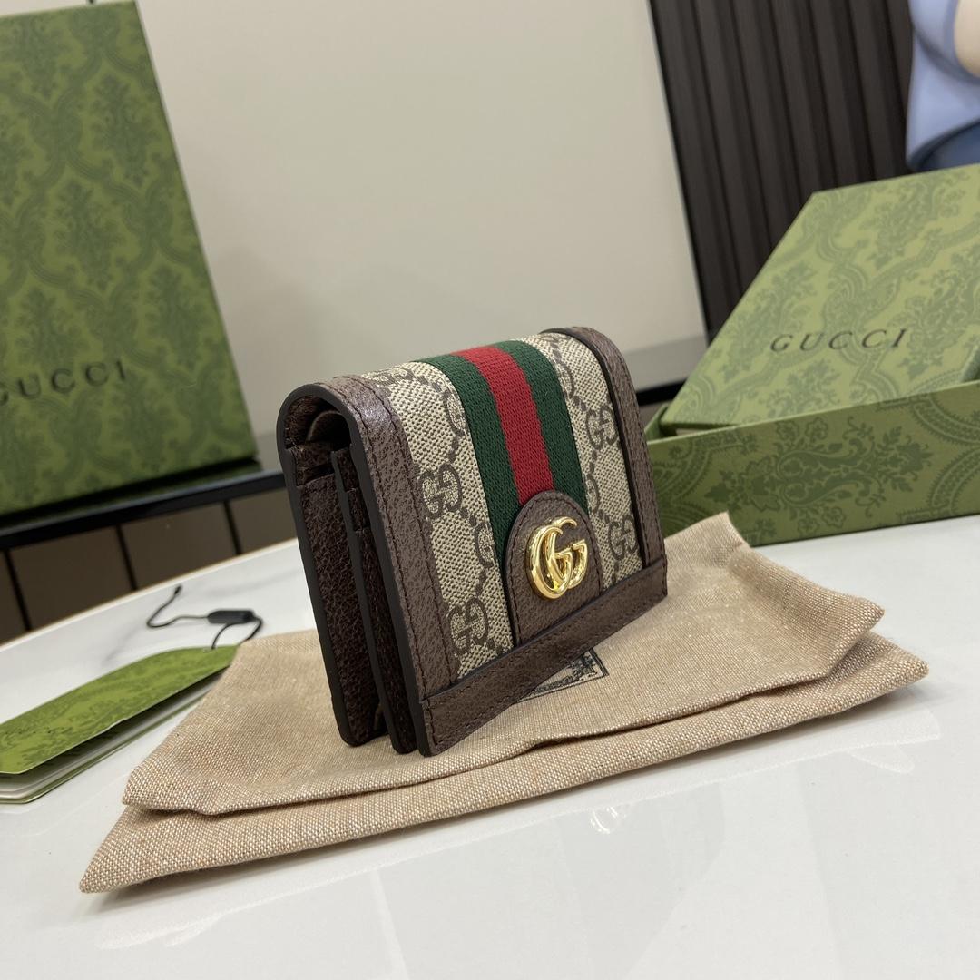 Gucci Ophidia GG Card Case Wallet - EUR FASHION