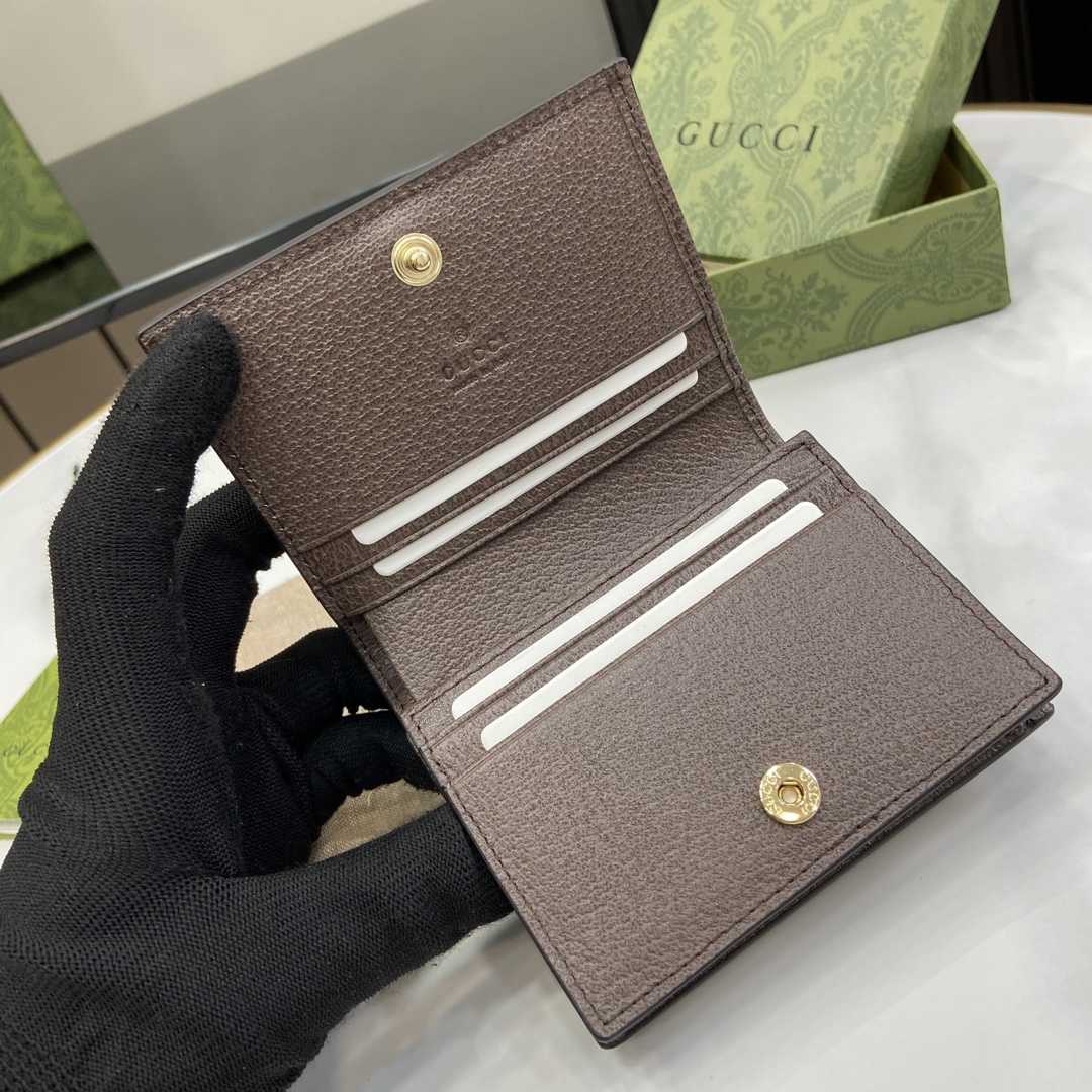 Gucci Ophidia GG Card Case Wallet - EUR FASHION
