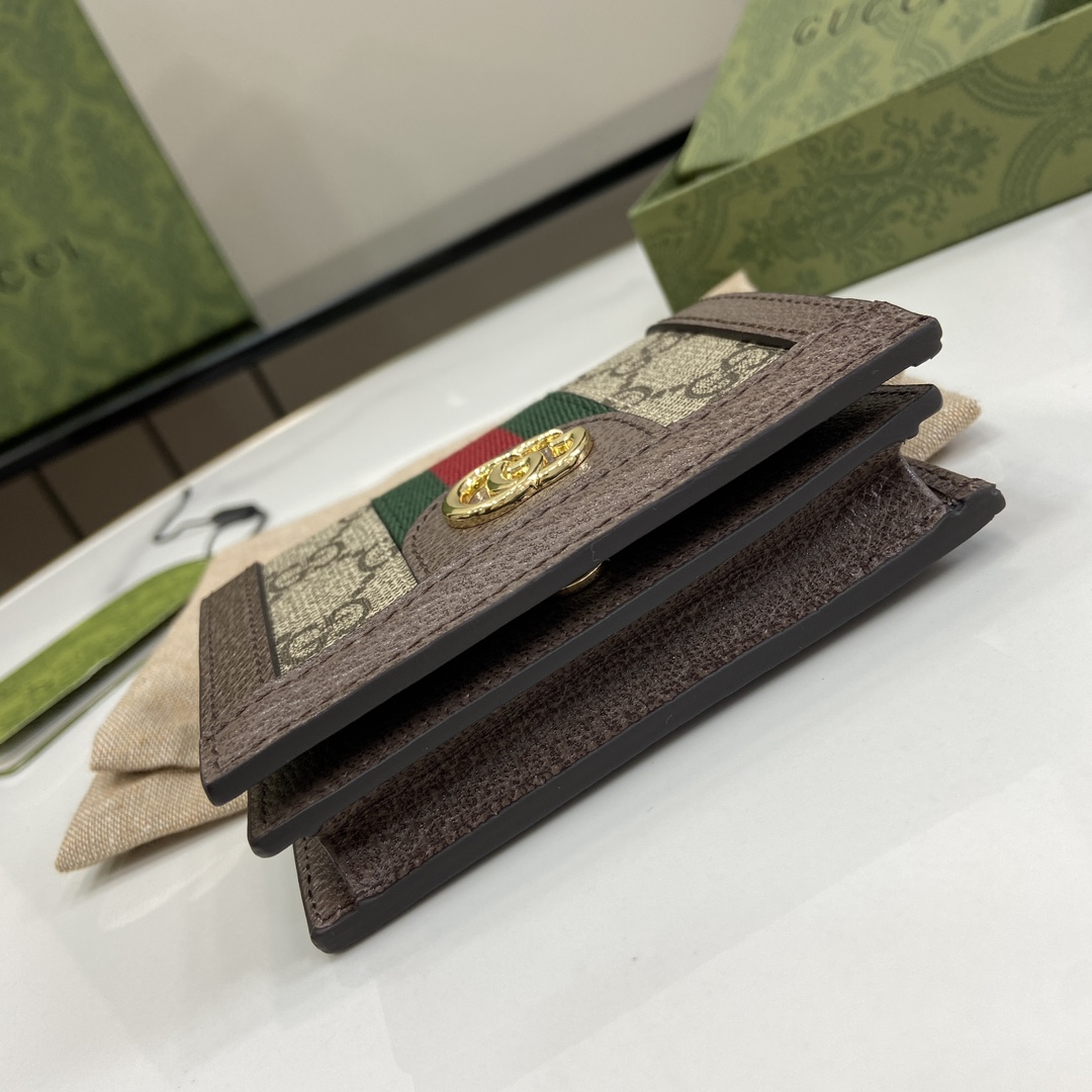 Gucci Ophidia GG Card Case Wallet - EUR FASHION