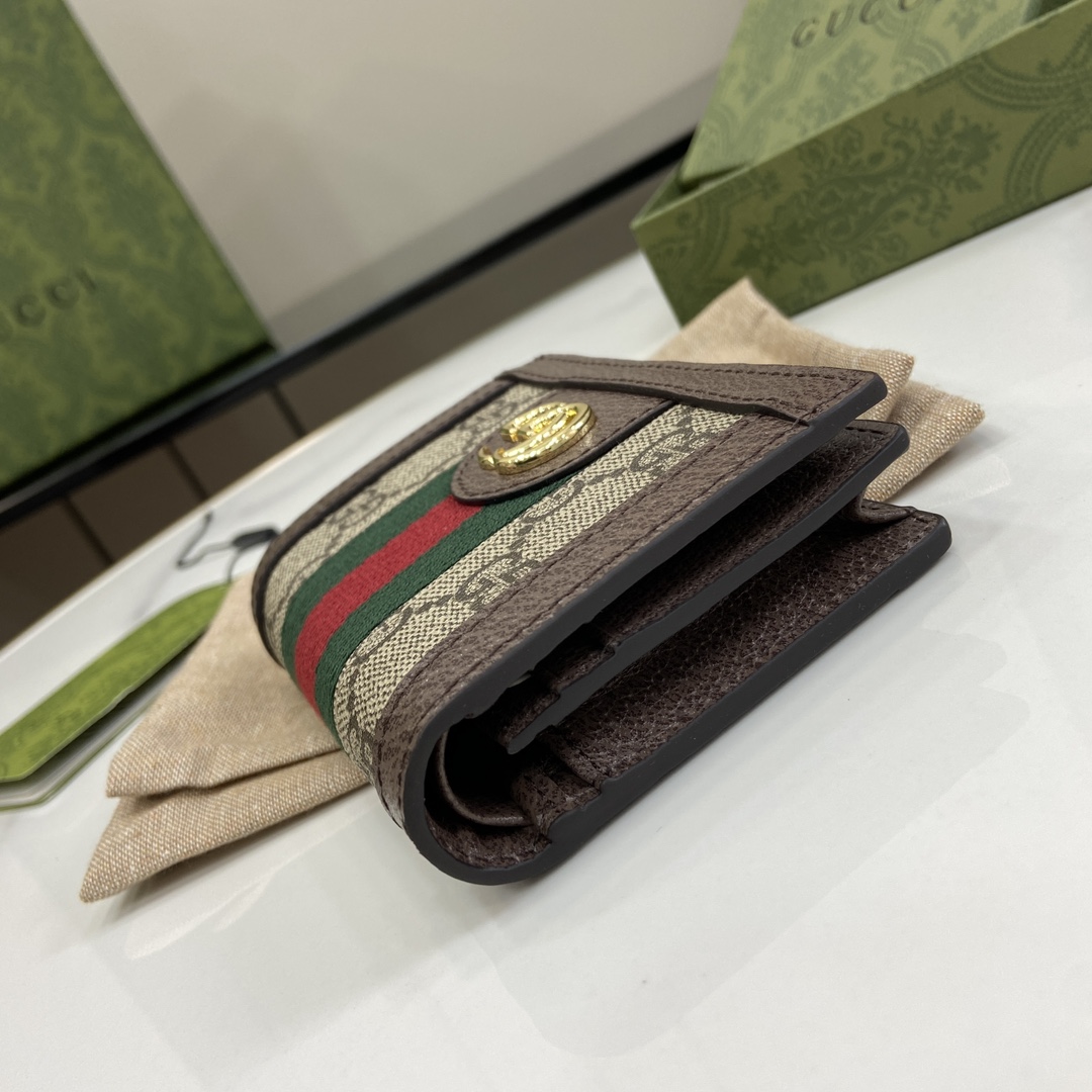 Gucci Ophidia GG Card Case Wallet - EUR FASHION