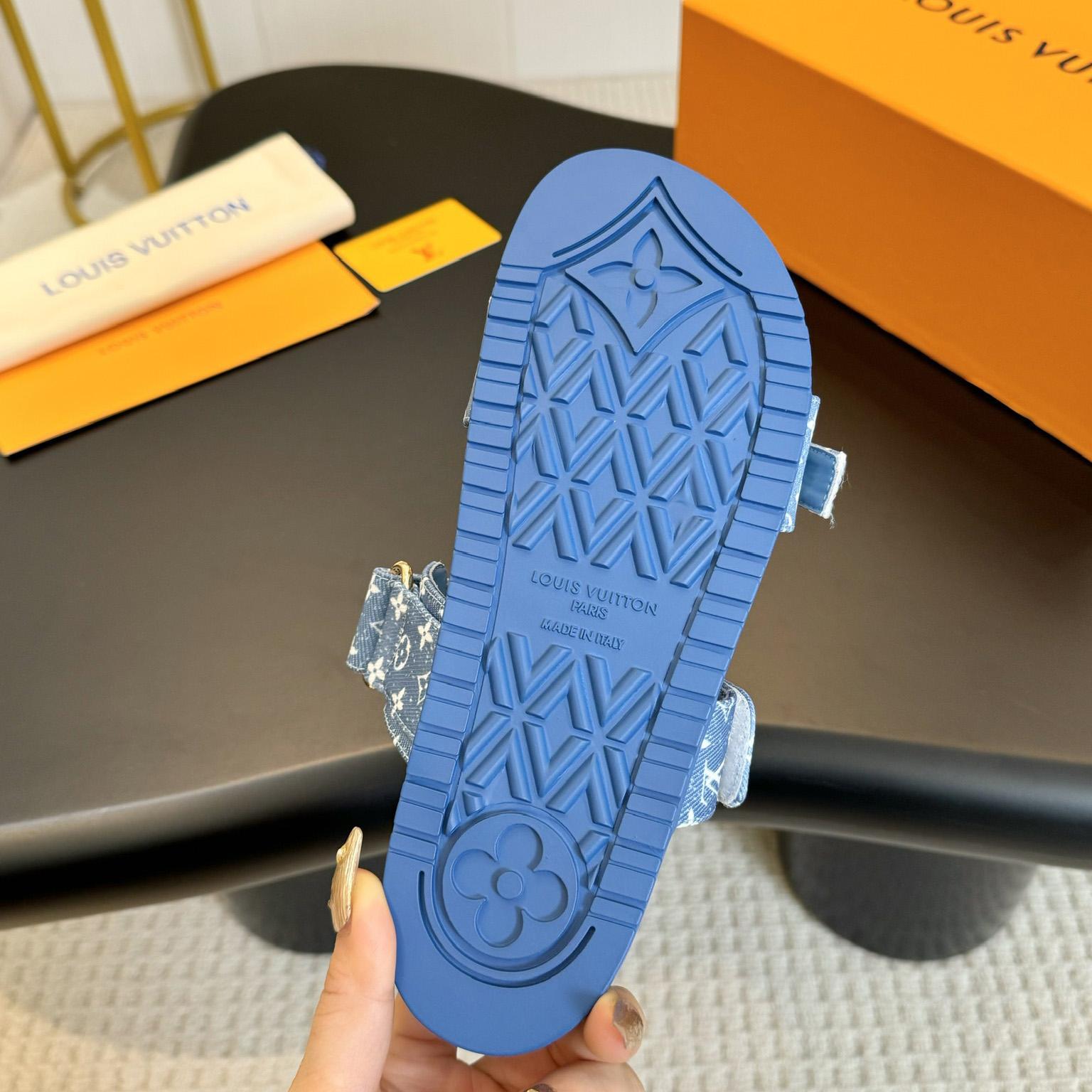 Louis Vuitton Bom Dia Flat Comfort Mule  1AD1BI - EUR FASHION