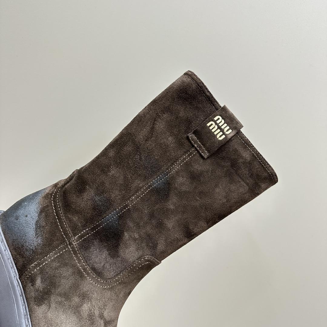 Miu Miu Suede Boots - EUR FASHION
