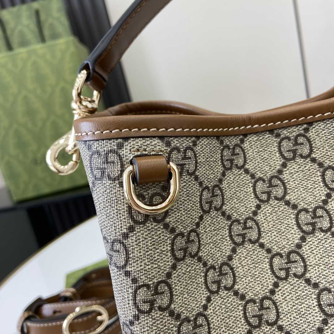 Gucci GG Emblem Mini Bucket Bag - EUR FASHION