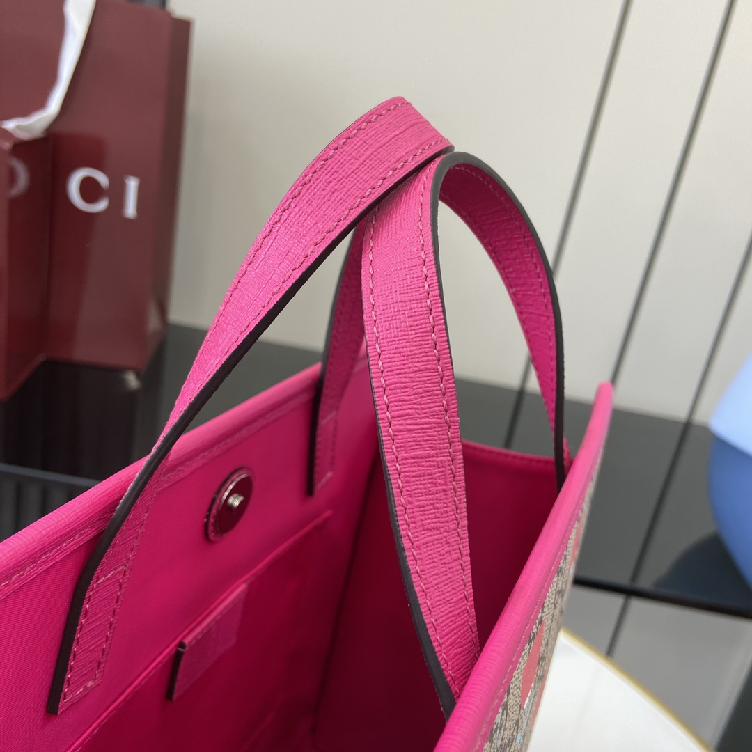 Gucci Children's Flower print Tote Bag - EUR FASHION