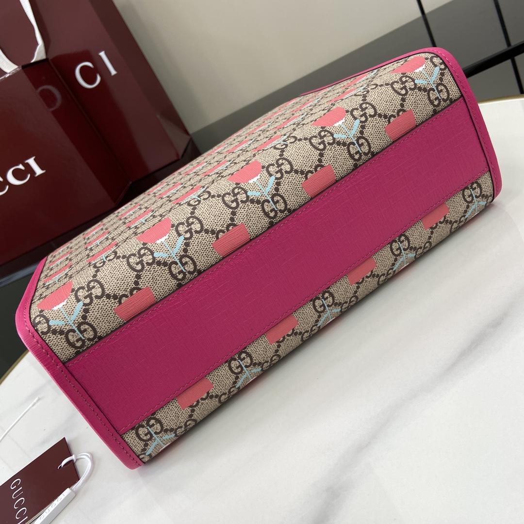 Gucci Children's Flower print Tote Bag - EUR FASHION